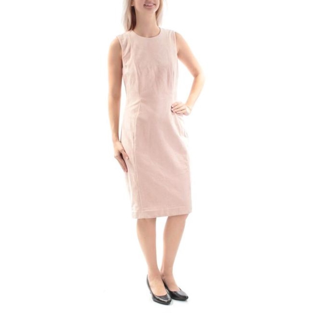 Calvin Klein NWT Faux Suede Sheath Dress Women’s B